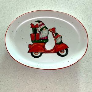 NEW CHRISTMAS GNOME PLATTER